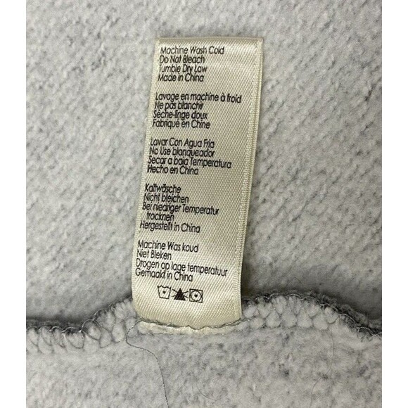 PJ Salvage Lounge Sweatshirt Womens Medium Long-Sleeve Gray Stretch Embellished - Picture 5 of 8